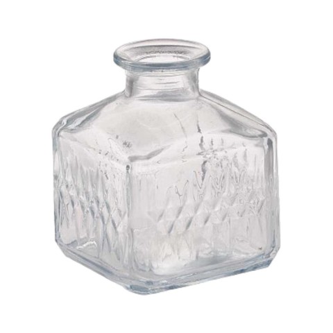 BOTTIGLIA VETRO QUADRATA 9X9XH